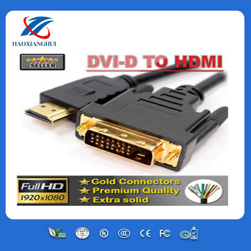 (24+5) Pin DVI Cable with 15pin HDMI