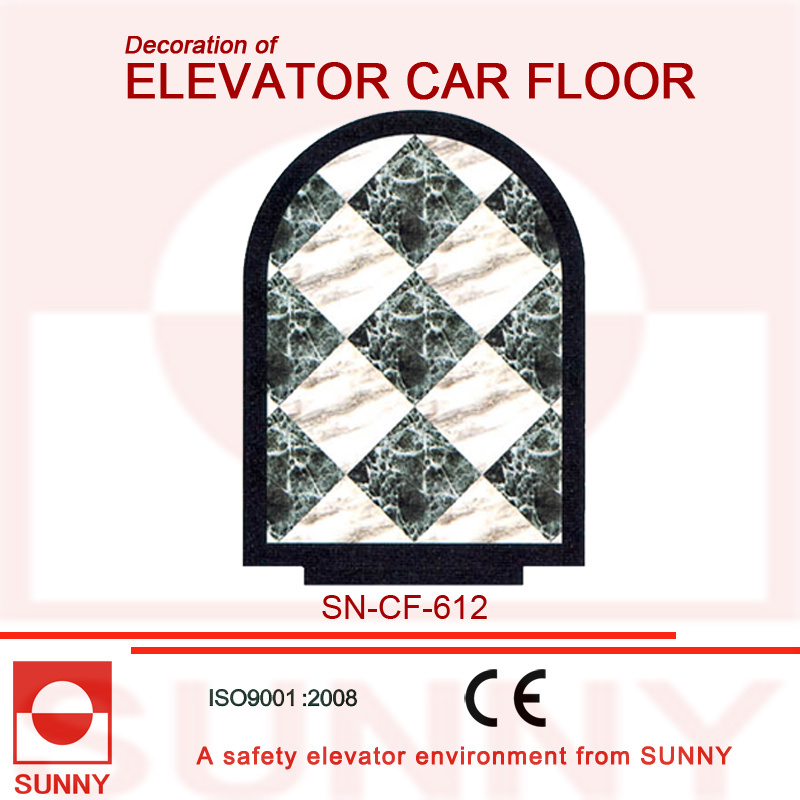 Mable-Line Floor for The Decoration of Elevator Car Floor (SN-CF-612)
