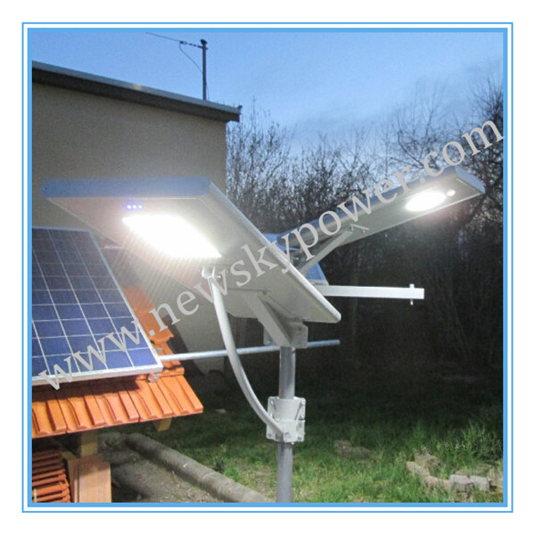20W LED 50W Solar Panel Integrated Solar Street Light