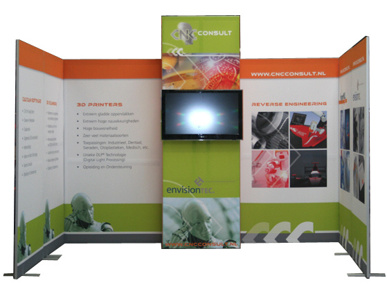 Aluminum Trade Show Textile Display Stand (TY-CB-M131)
