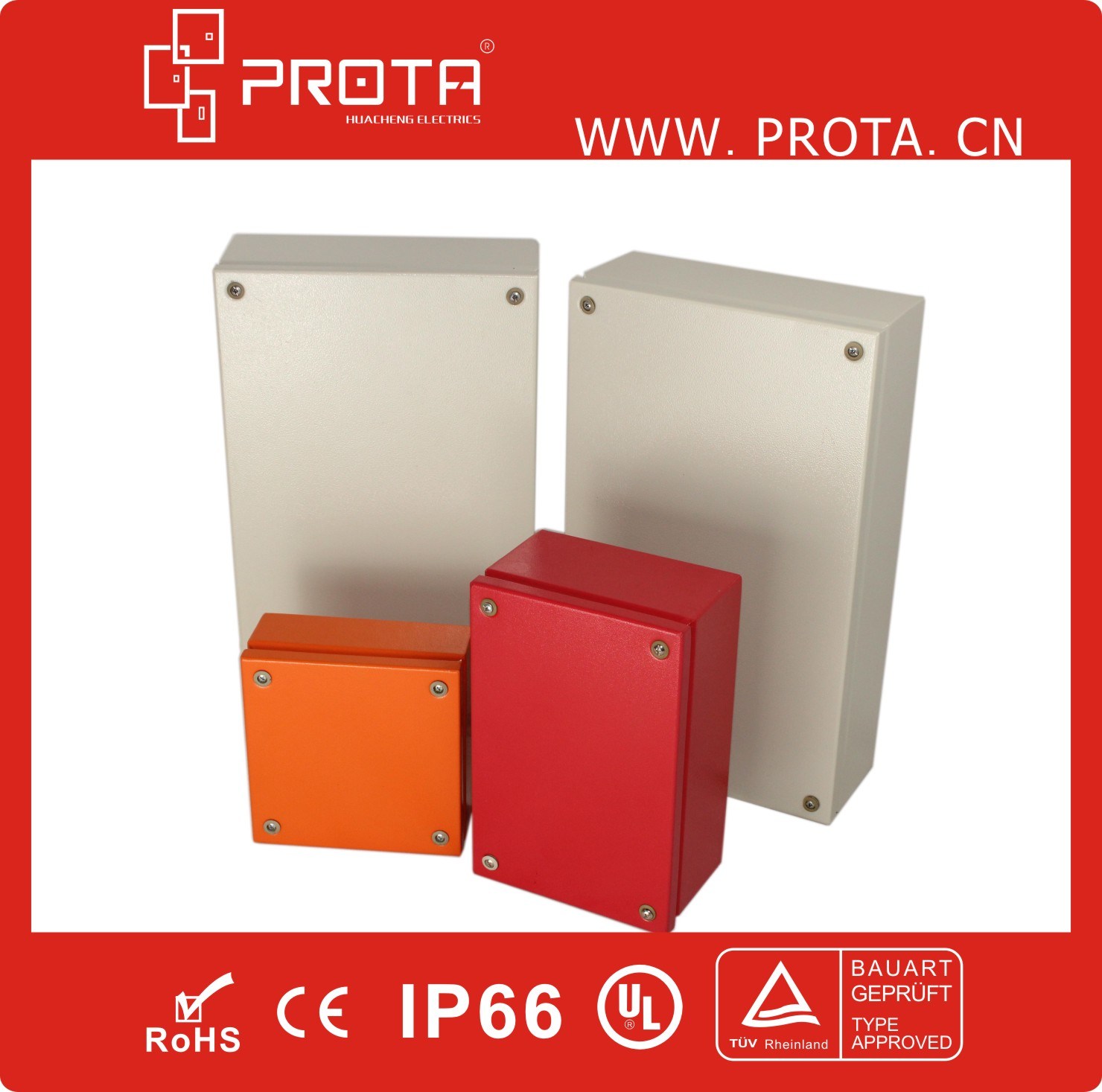 Steel Waterproof Electric Termianl Box IP66