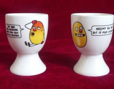 Ceramic Egg Holder Mug