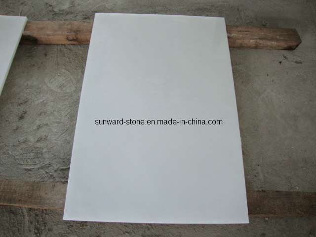 White Jade Marble Tile for Paving and Wall Clading