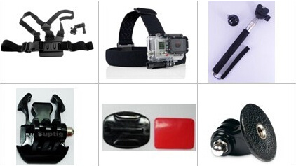 Sport Camera with Gopro Accessories