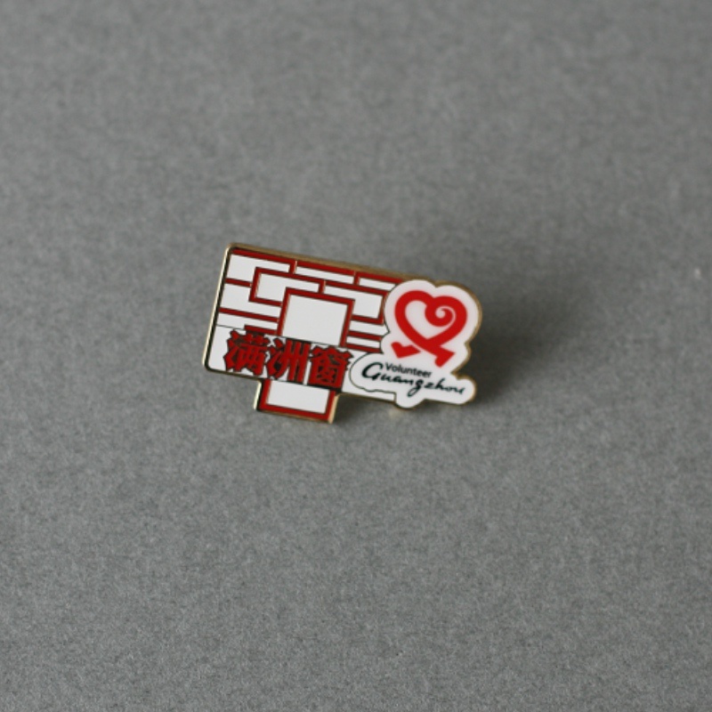 Irregular Soft Enamel Pin, Window Shape Badge (GZHY-SE-009)