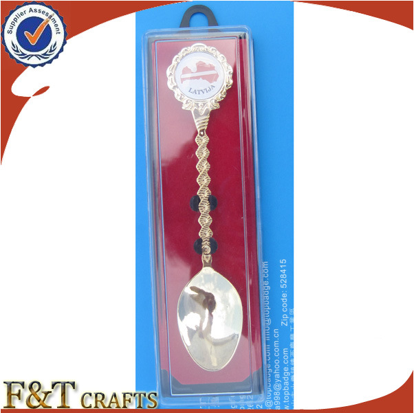 Custom Fancy Metal Souvenir Spoon (FTSS001J)