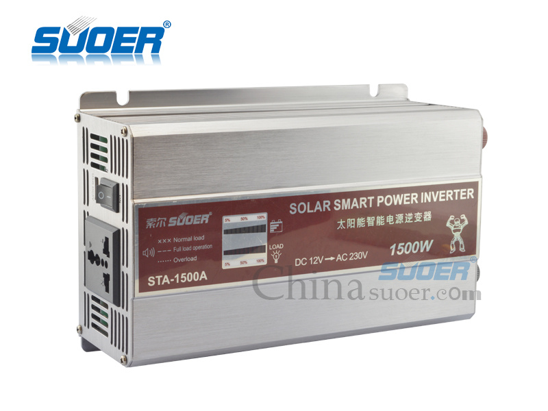 Suoer Power Inverter 1500W Inverter 12V to 220V (STA-1500A)