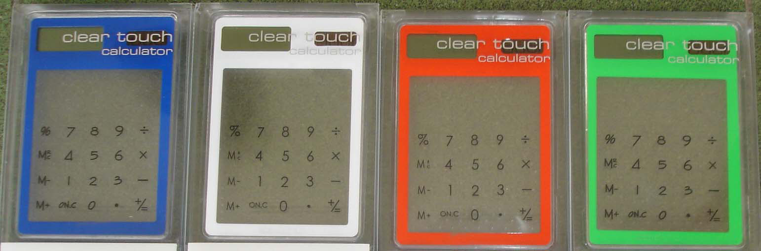 Promotional Gift - Tranparent Touch Panel Calculator (IP-298)