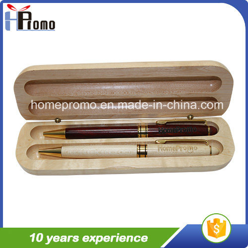 Promotion Gift Wooden Pen Box with/Without Pen