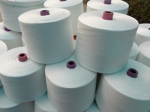 100% Spun Polyester Yarn 24/2 for Weaving