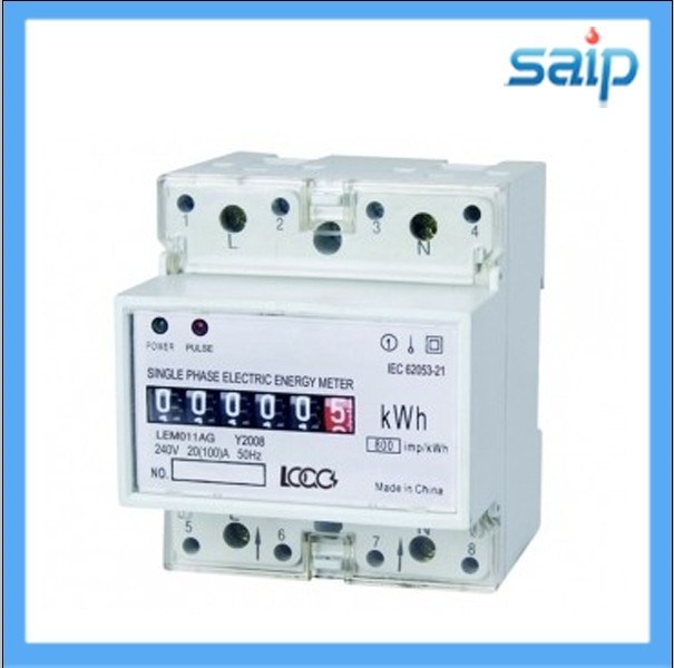 DIN Rail Single Phase Electronic Energy Meter (SEM011)