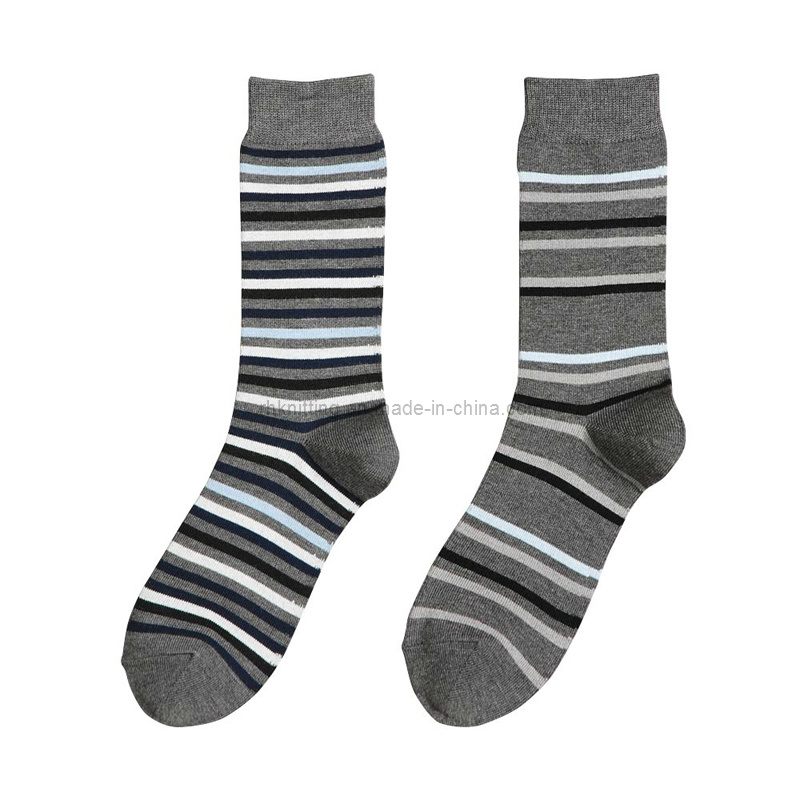 Cotton Men Socks with Stripes Ms-92