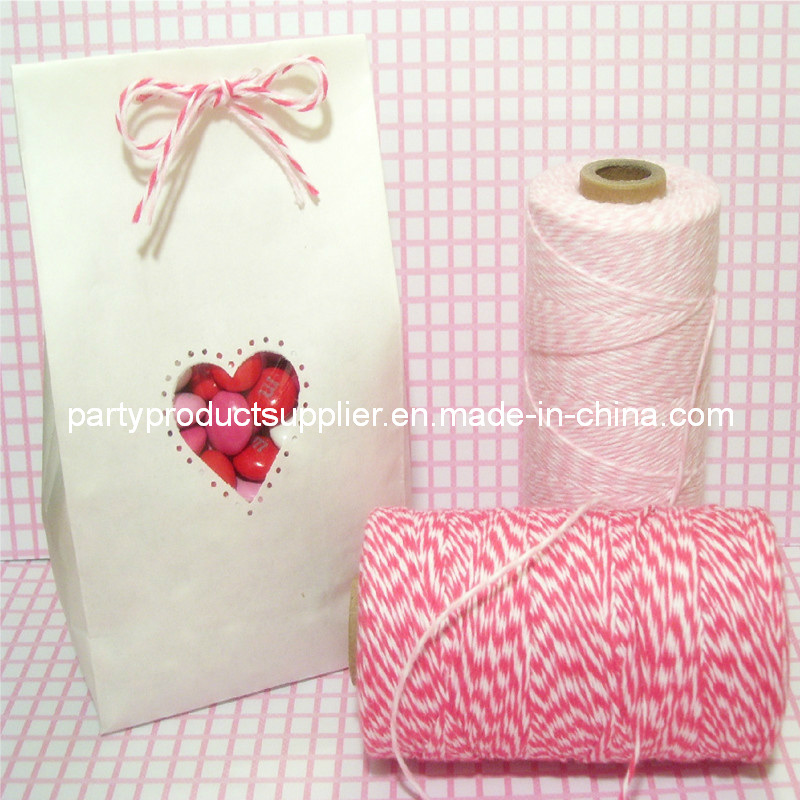 Wholesale Pink Cotton Rope Bakers Twine for Gift Wrapping