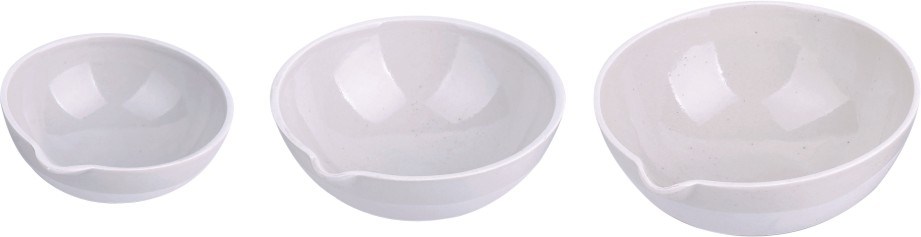 Evaporating Dishes, Porcelain Glazed Dishes (C-46-1)
