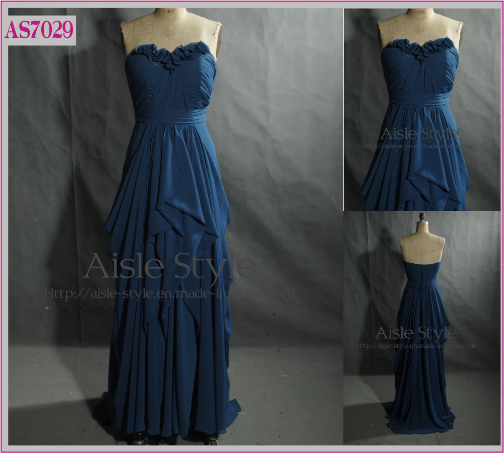 Beautiful a-Line Sweetheart Ruching Evening Dress/Evening Gown /Praty Dress (AS7029)