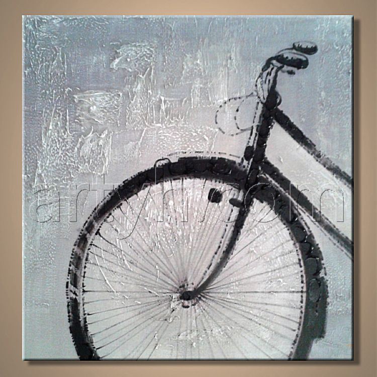 Bicycle Canvas Art Painting for Wall
