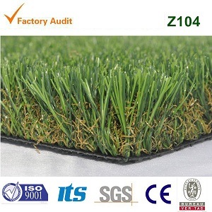 Manufacturing U Artificial Synthetic Turf for Garden Home Decoration (Z104)