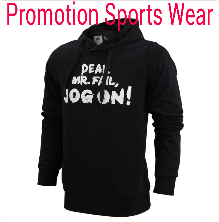 Female Sports Leisure Fleece Pullover Hoodie, Men's Jacket, Black Colour Sports Wear