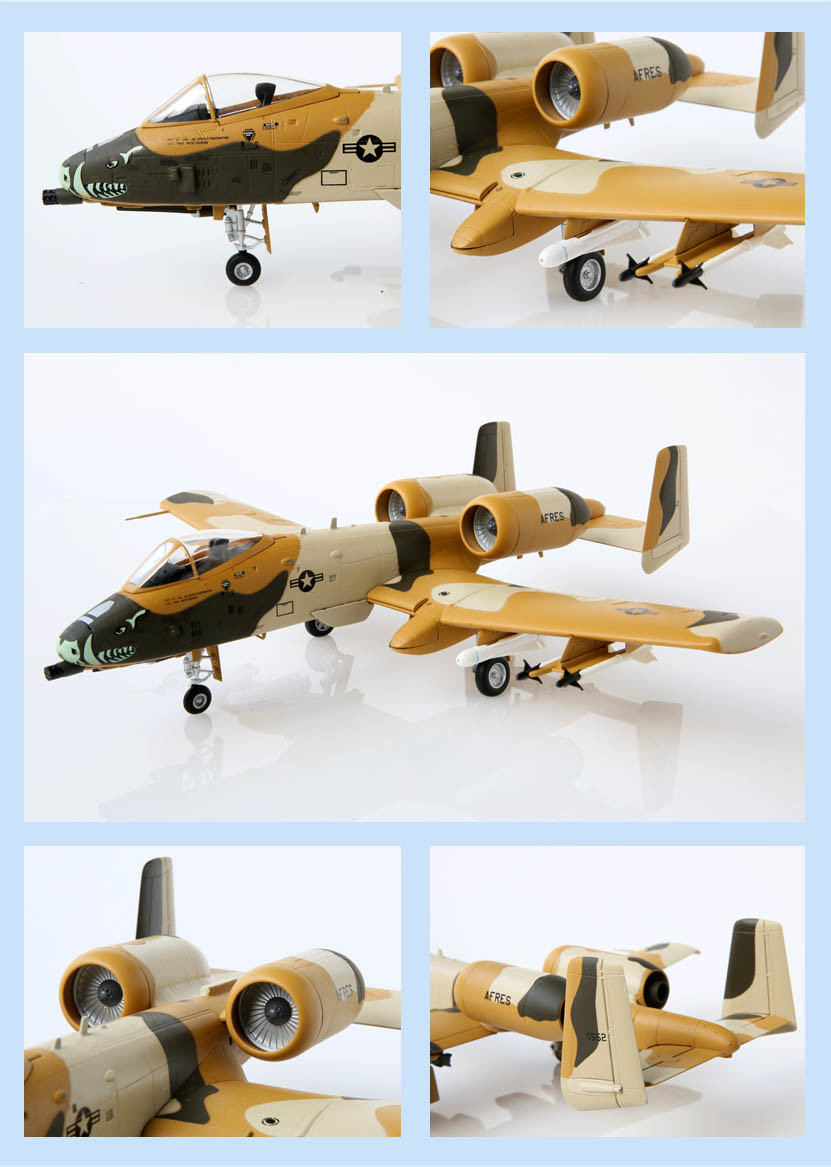 Good Quality and Nice Price Die-Cast a-10 Thunderbolt II Attack Aircraft Model