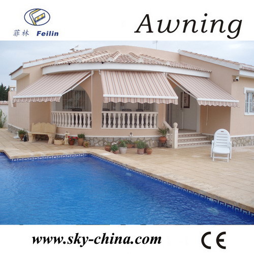 Poly Fabric Retractable Balcony Awning (B2100)