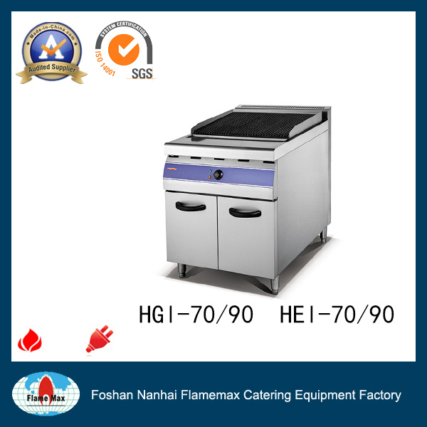 Gas Lava Rock Broiler with Cabinet (HGL-90)