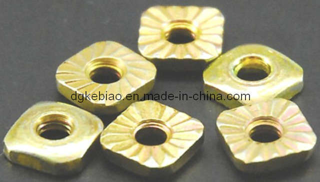 Coustom High Precision Brass Square Nut with Best Price (KB-023)
