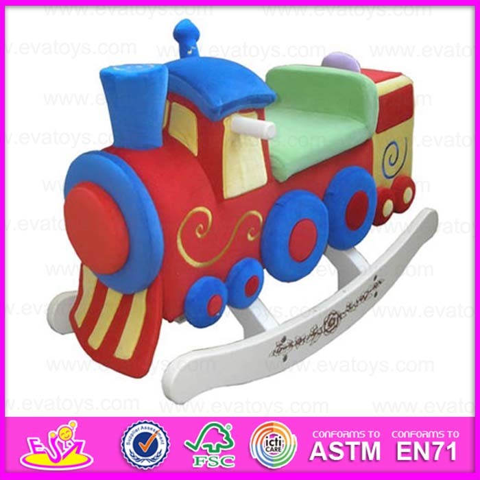 2015 Best Sale Colorful Wooden Rocking Car Toy, Top Quality Kids Wood Ride on Car Toy, Children Wooden Rocking Ride Toys Wj277563