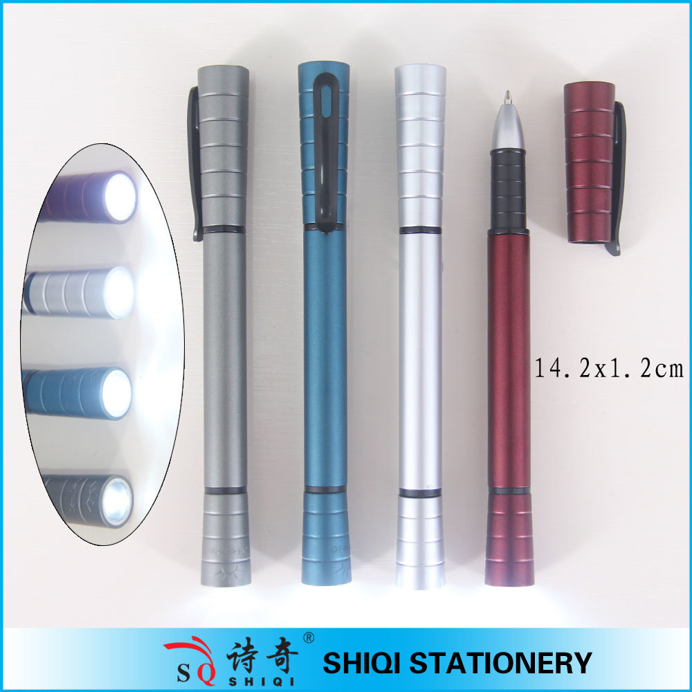 Exquisite Stationery Promotional Double Sides LED Ball Pen