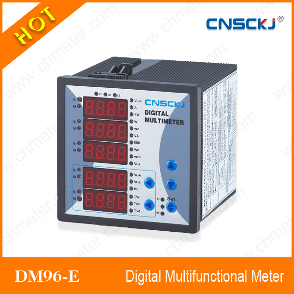 Three Phase Multi-Function3a+3V+Hz+Cos Digital Meter, Panel Meter