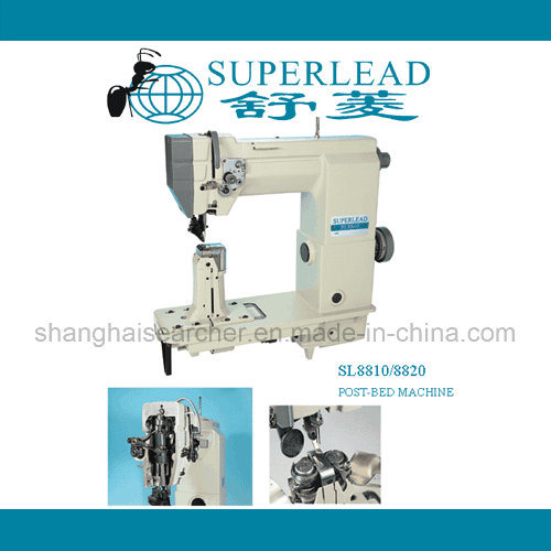 Single Needle Two Needles Post Bed Compound Feed High Speed with Roller for Shoes Sewing Machinery (SL8810/8820)