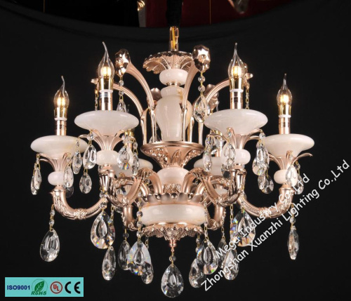 Crystal Light Luxury Jade Crystal Chandelier (6508-6)