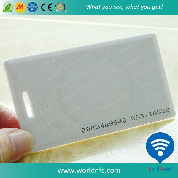 125kHz Em4100 PVC Plastic Thick Proximity RFID Smart ID Card