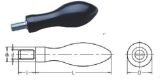 Curved Surface Handle, Male Knobe (HK-100102)