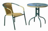 Rattan Table & Chair