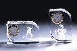 Crystal Desk/Table Decoration-Crystal Clock (JY0405)