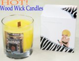 Pop Gift Soy Wax Wood Wick Candle (SY7286)