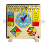 Wooden Educational Clock & Calendar (80086)
