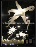Inflatable Illuminant Star with Remote Controlled LED Light Bulb for Advertising Display