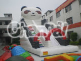 Giant White Panda Inflatable Slide for Children Chsl121