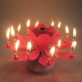 Flowering Musical Birthday Candle/Lotus Flower Music Fireworks Birthday Candle