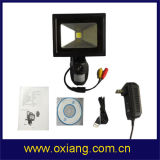 HD Waterproof Monitor and Record Camera with PIR Sensor Floodlight