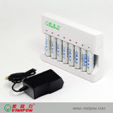 Smart Battery Charger with 8 Slots VIP-C011 From Viwipow (VIP-C011)