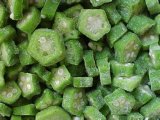 Natural Quality Frozen Vegetables Okra