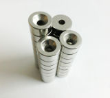 Sintered NdFeB Magnets with Countersunk Hole