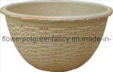 Fiber-Clay Vintage Bowl Flower Pot (0863) (10