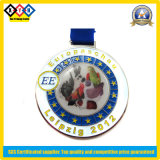 Metal Medal with Blude Ribbon (XYH-MM032)