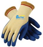 Latex Dipped Working Gloves Aramid Fiber Cut Resistant Work Gloves