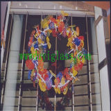 Multicolour Murano Glass Craft Patter for Wall Decoration