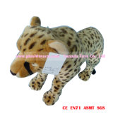 90cm 3D Standing Leopard Plush Toys