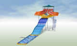 Water Amusement Park Spiral Water Slide